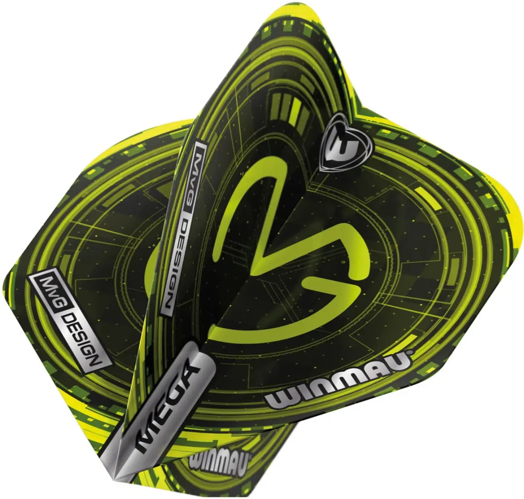 Winmau Mega Standard MVG Design Dart Flights - 3 Stuks