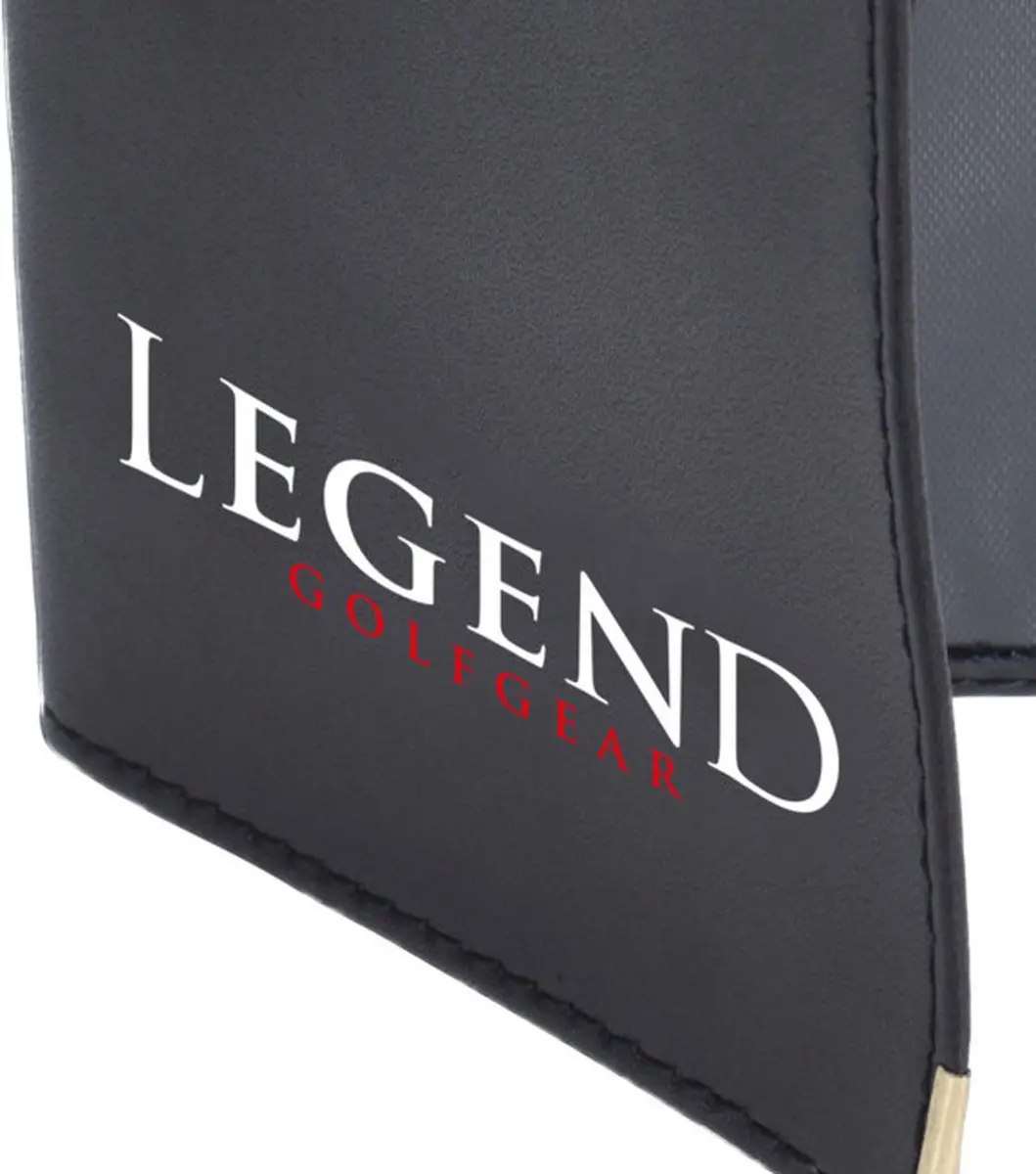 Legend Lederen Scorekaart Houder - Zwart