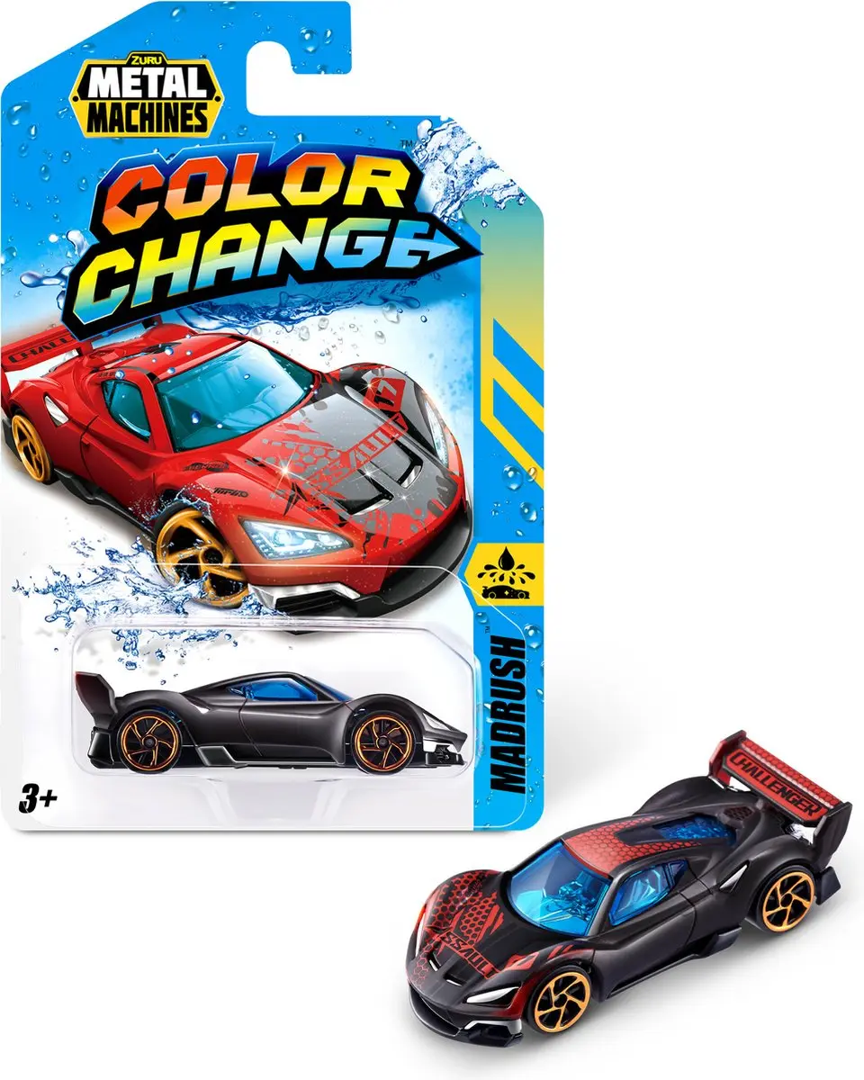 ZURU Metal Machines White Fang Kleurveranderende Auto 8cm