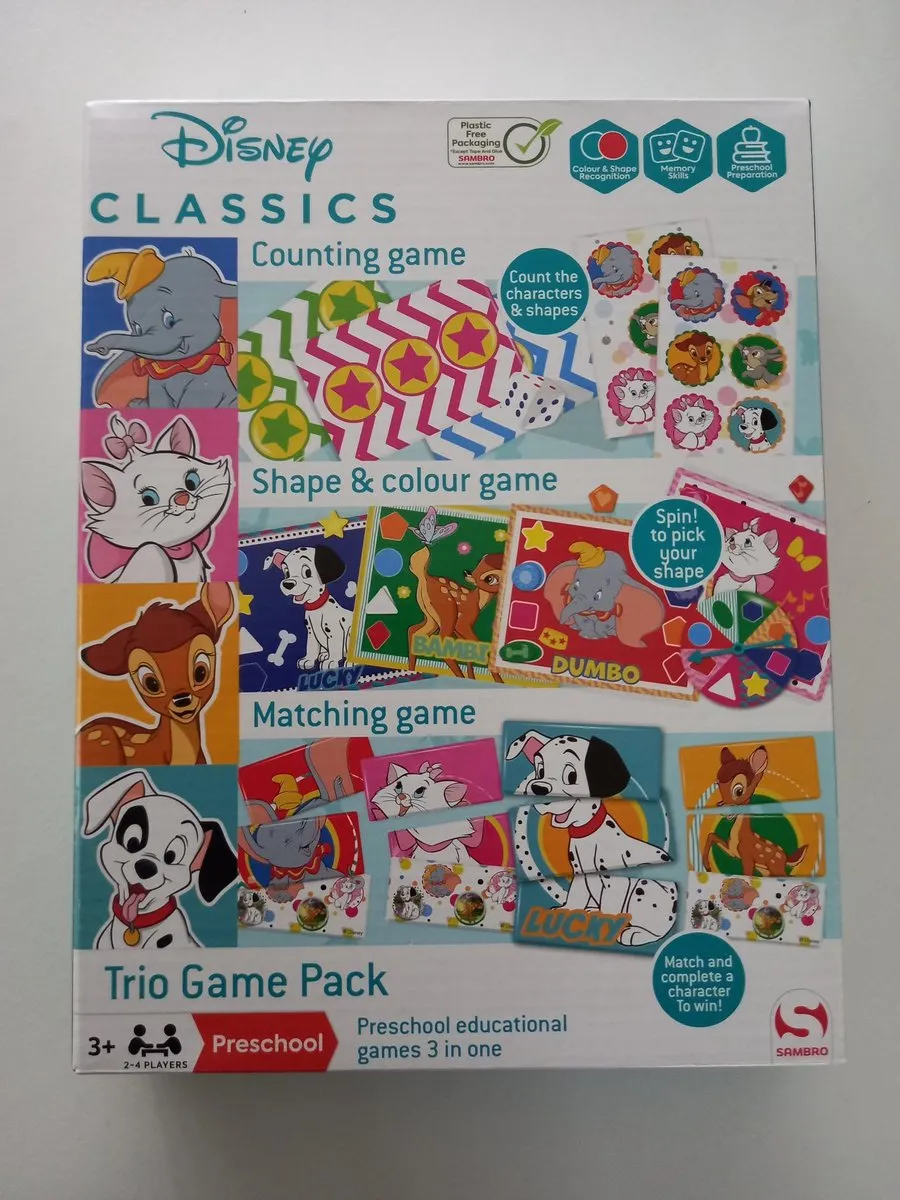 Disney Trio Game Pack Bordspel
