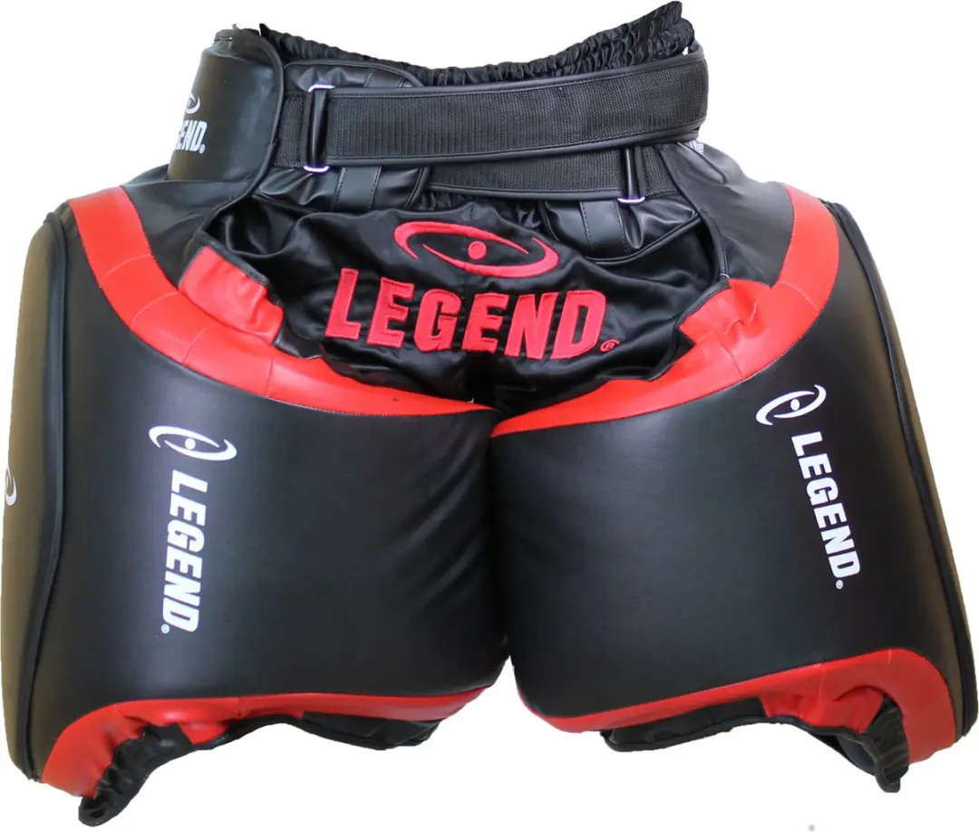 Legend Leg Protector - PU - Zwart/Rood