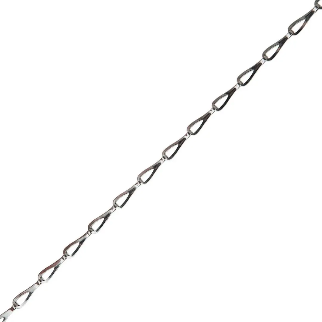 Deltafix Patentketting messing 12.5x0.35mm