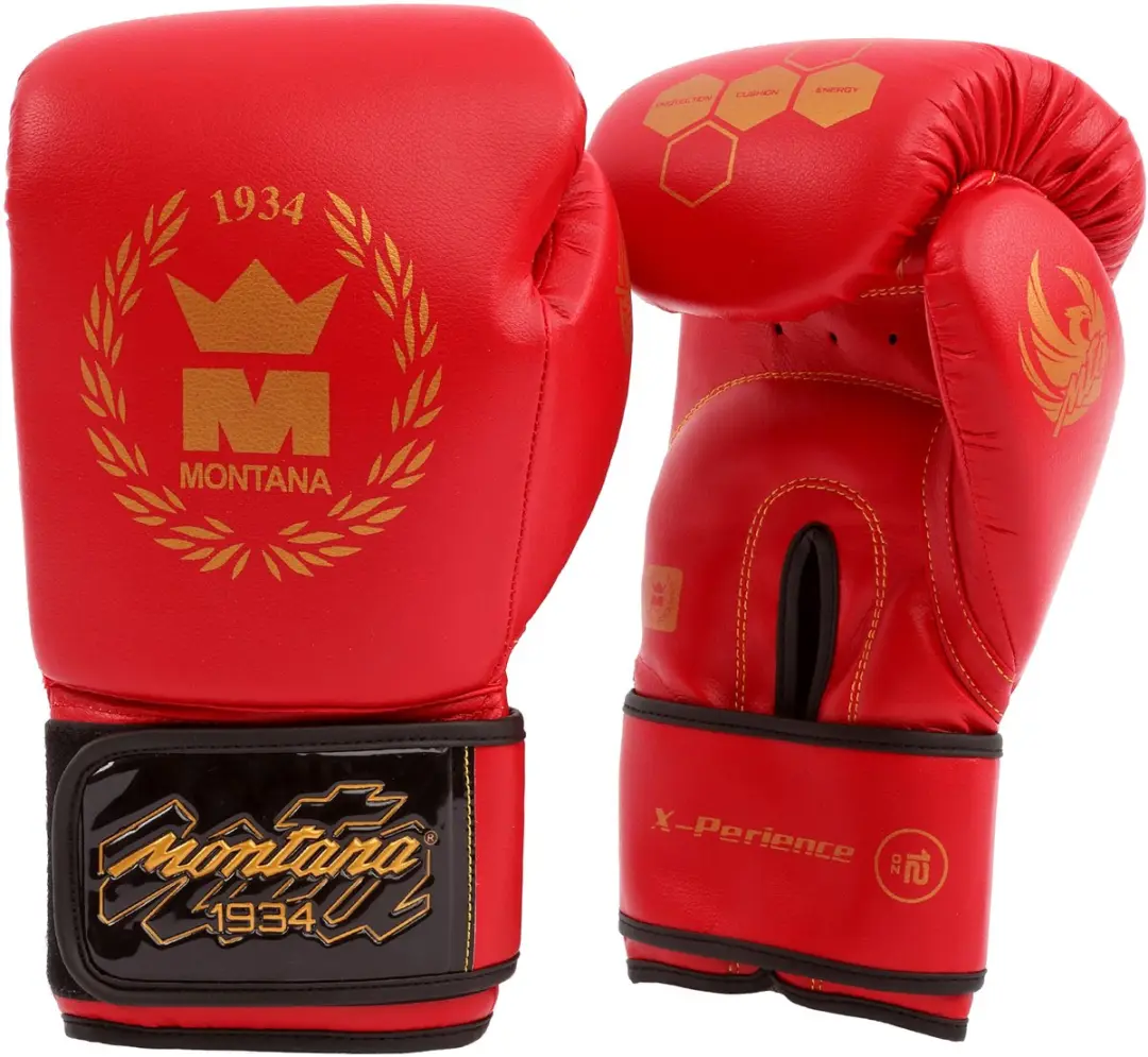 Montana X-Perience Bokshandschoenen 10 oz - Rood