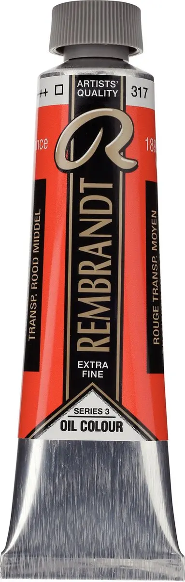 Rembrandt Olieverf Transparantrood Middel 317