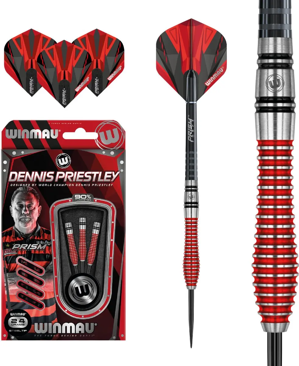 Winmau Dennis Priestley 90% Special Edition Dartpijlen