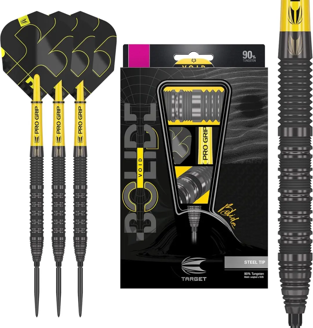 Target Darts Bolide Void Steel Tip 23G - 3 Stuks