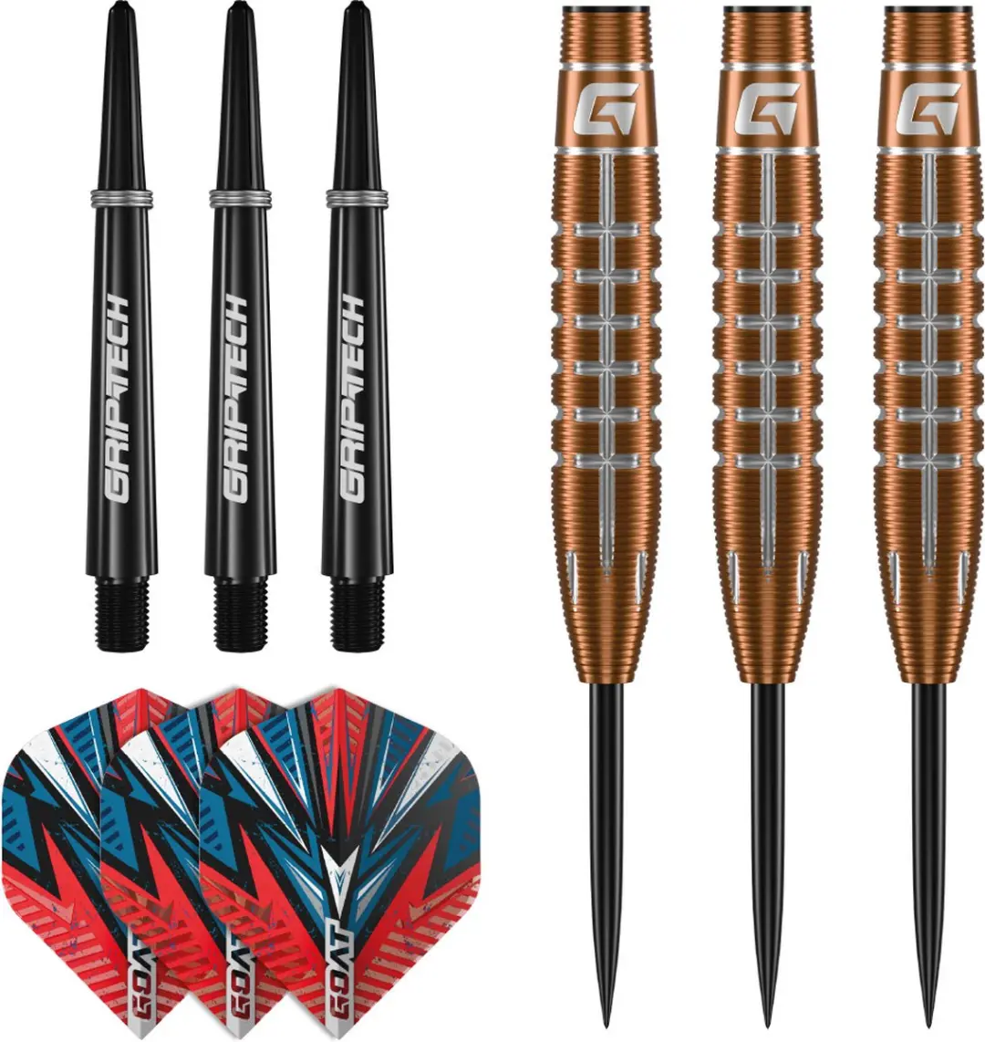 goat Quarterback V2 Dartpijlen - 3 Stuks - Multicolor