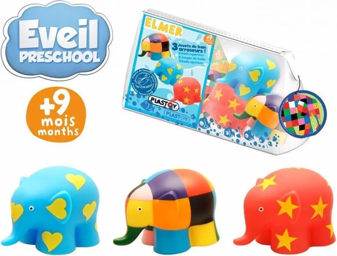 Plastoy Elmer de Olifant Badspeelgoed