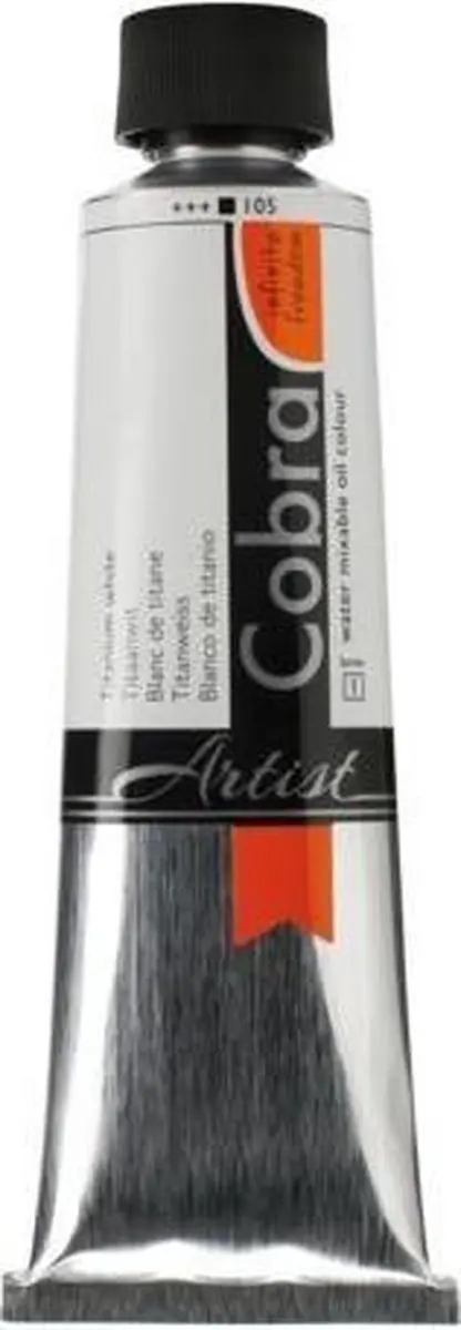 Cobra Artist Waterverf Titanium Wit 150ml