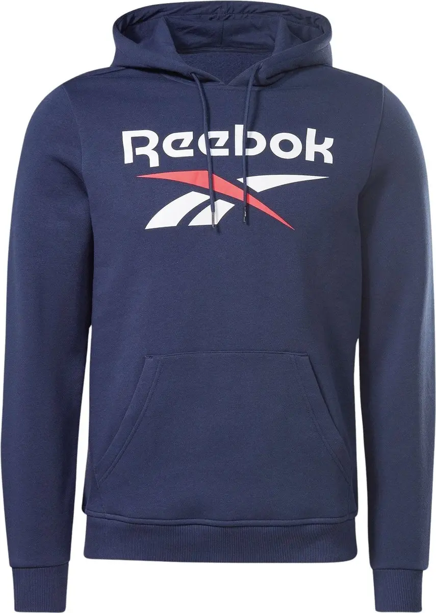 Reebok RI FLC Big Logo Hood Heren Trui - Navy - Maat S