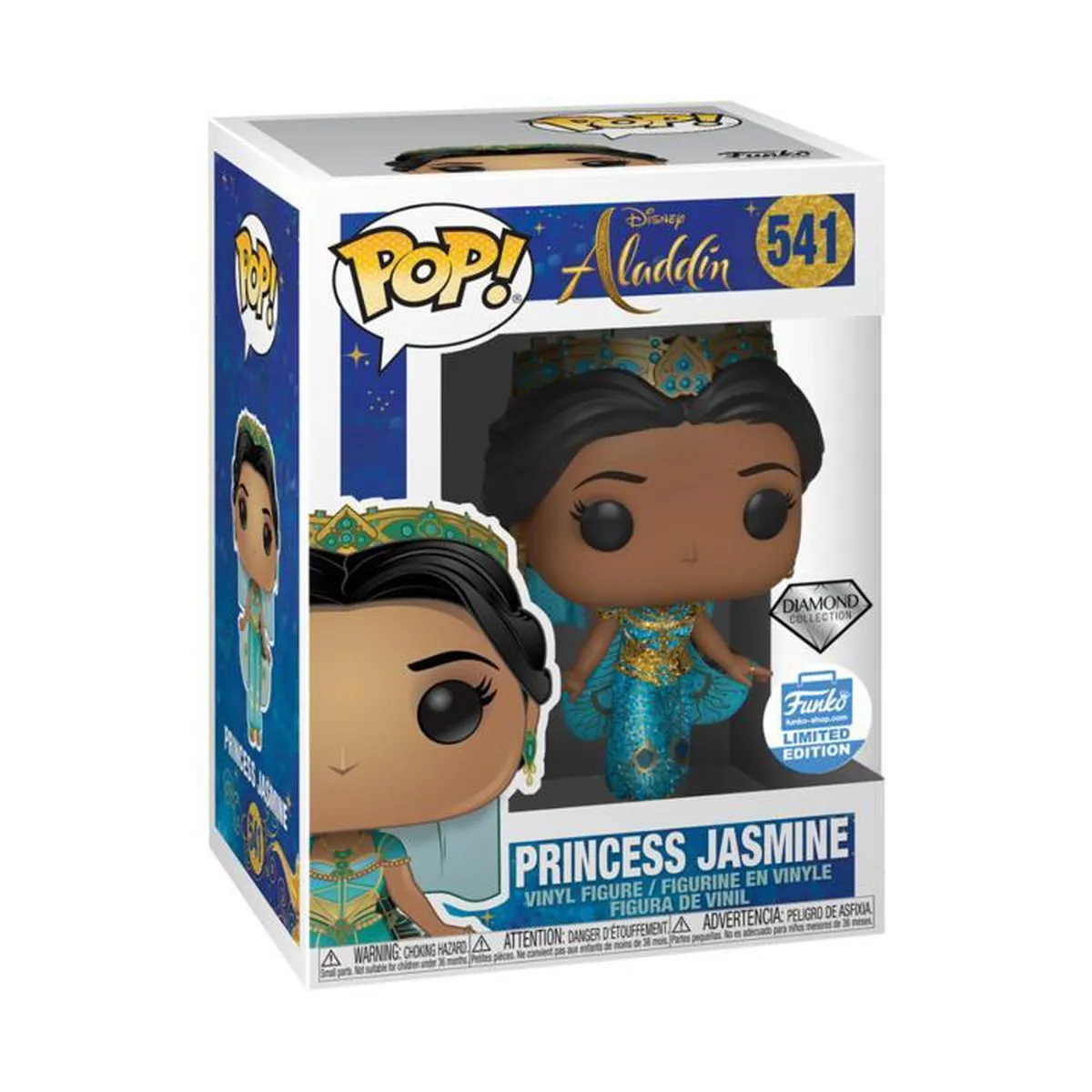 Funko Pop! Disney Princess Jasmine #541 - Blauw