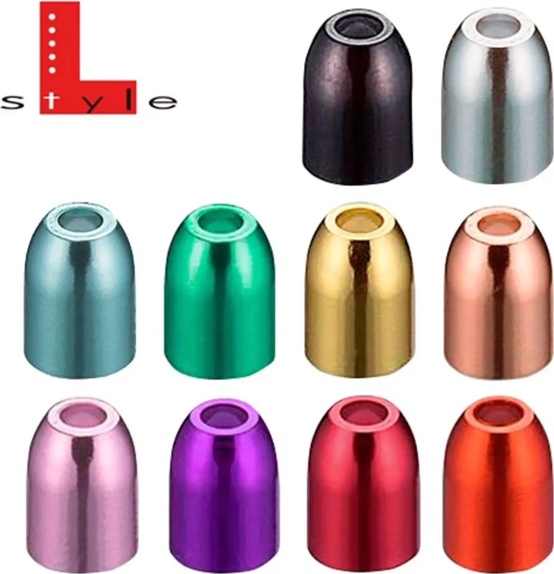 L-style Champagne Rings Metaal - Rood - 3 Stuks