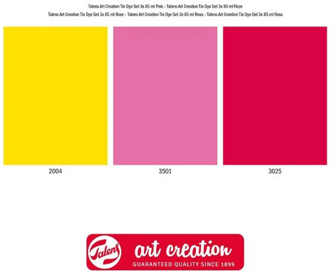 Talens Art Creation Tie-Dye Set 3x85ml - Roze