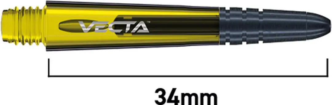 Winmau Vecta Dart Shafts Geel - 3 Stuks