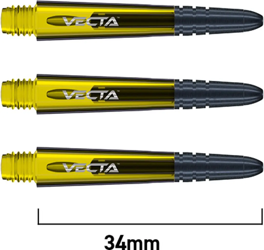 Winmau Vecta Dart Shafts Geel - 3 Stuks