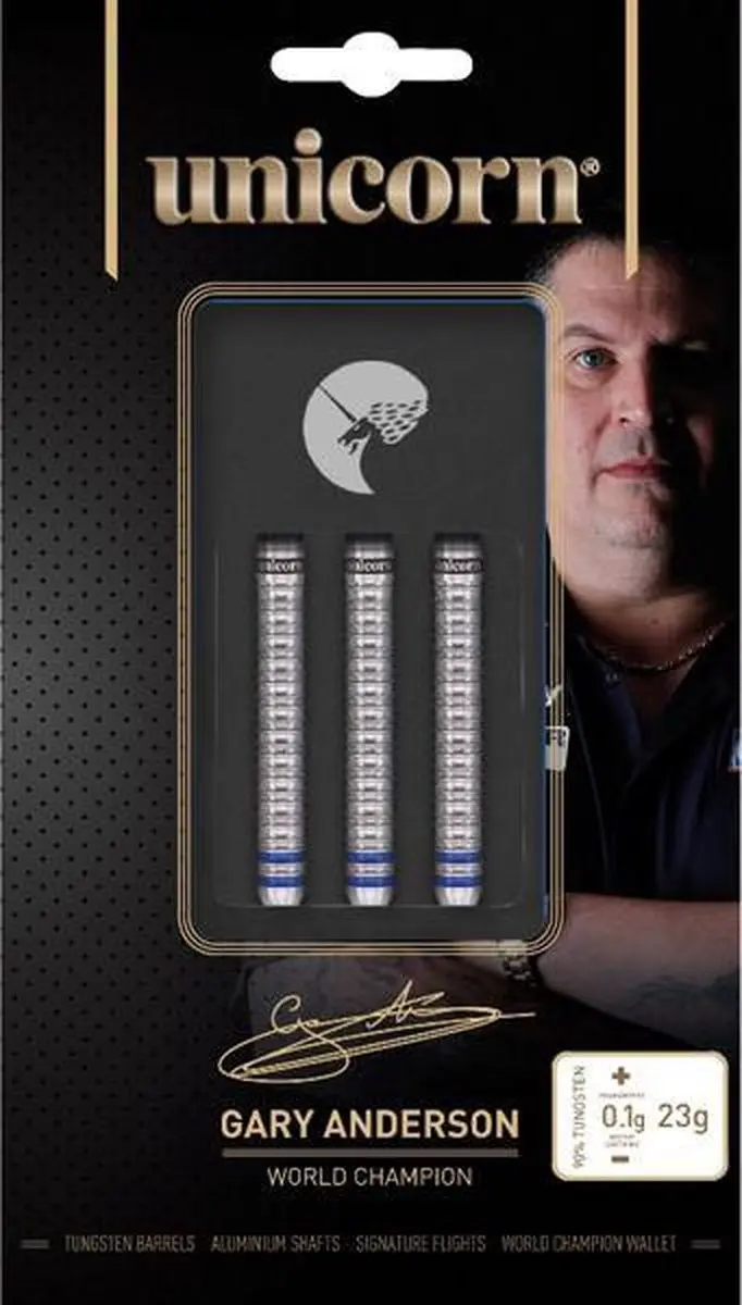 Unicorn Gary Anderson W.C. Phase 3 Dartpijlen - 3 Stuks