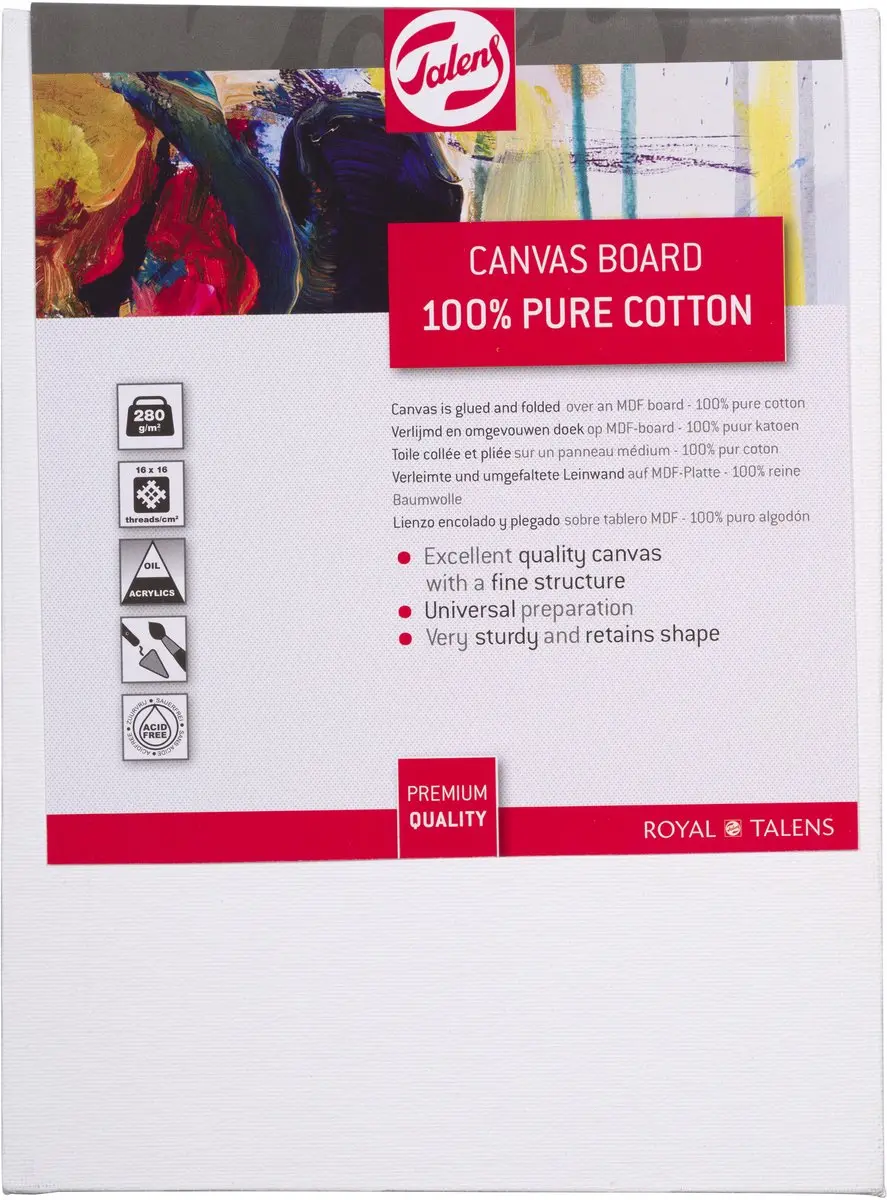 Royal Talens Canvas Board 18x24cm