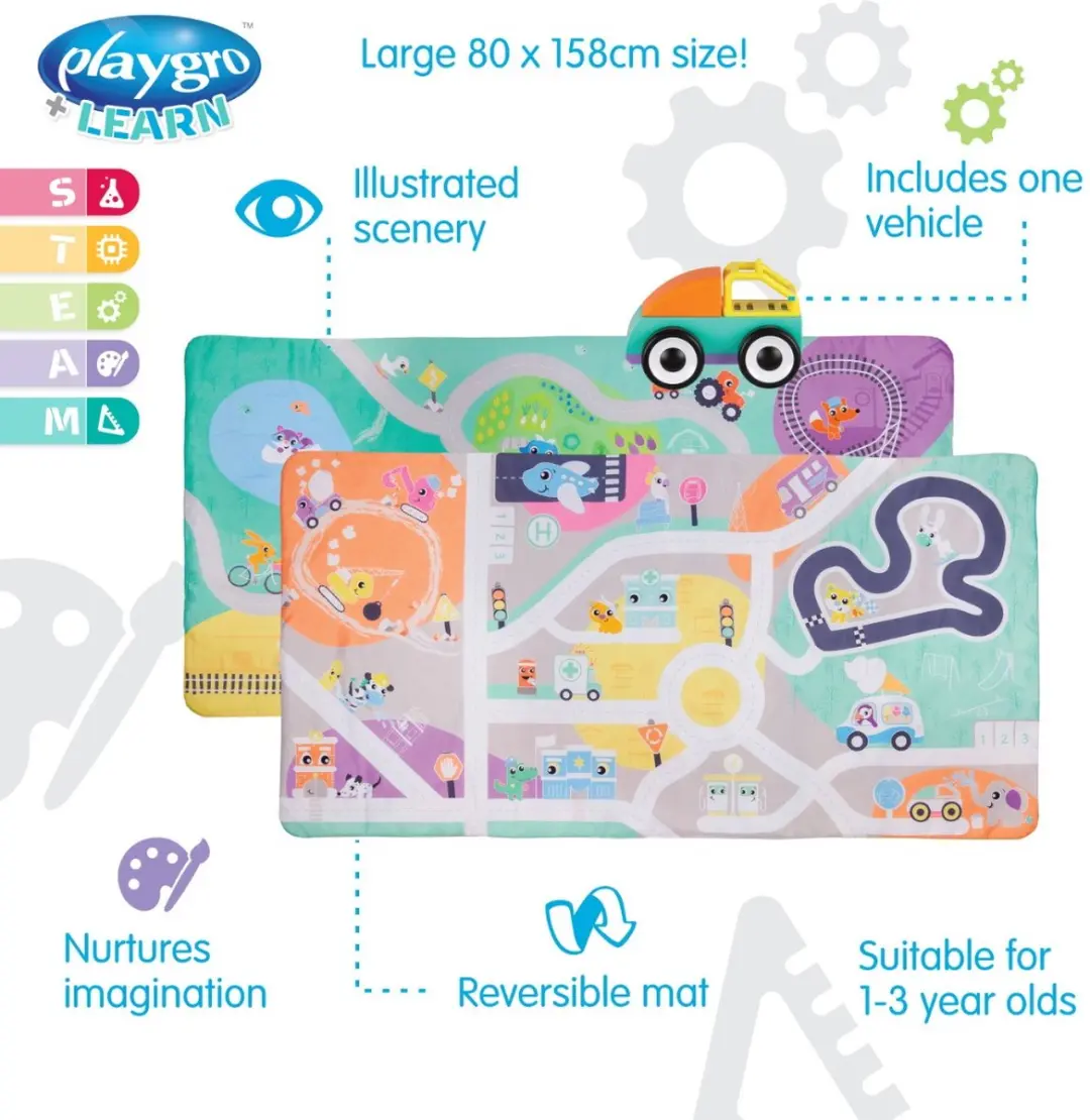 Playgro City To Country Jumbo Speelkleed P0188241 - Multicolor
