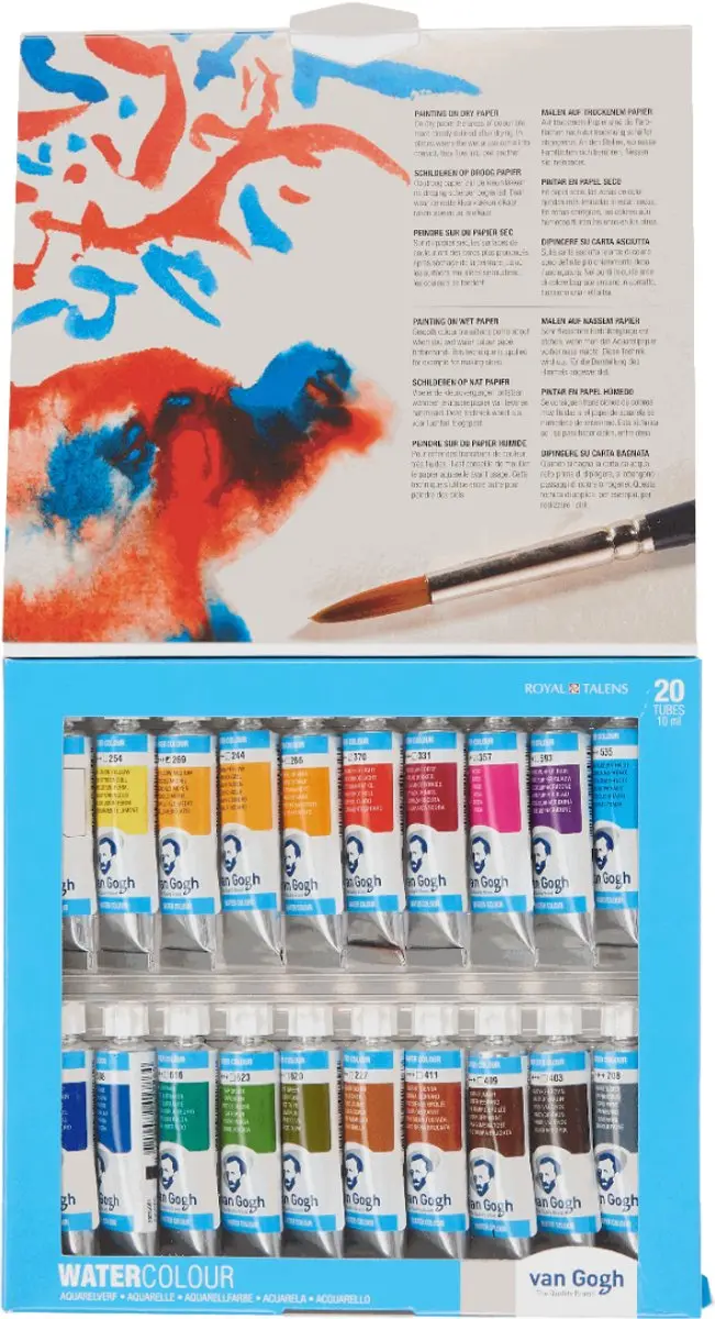 Van Gogh Aquarel 20 Tubes 10ml - Assorti