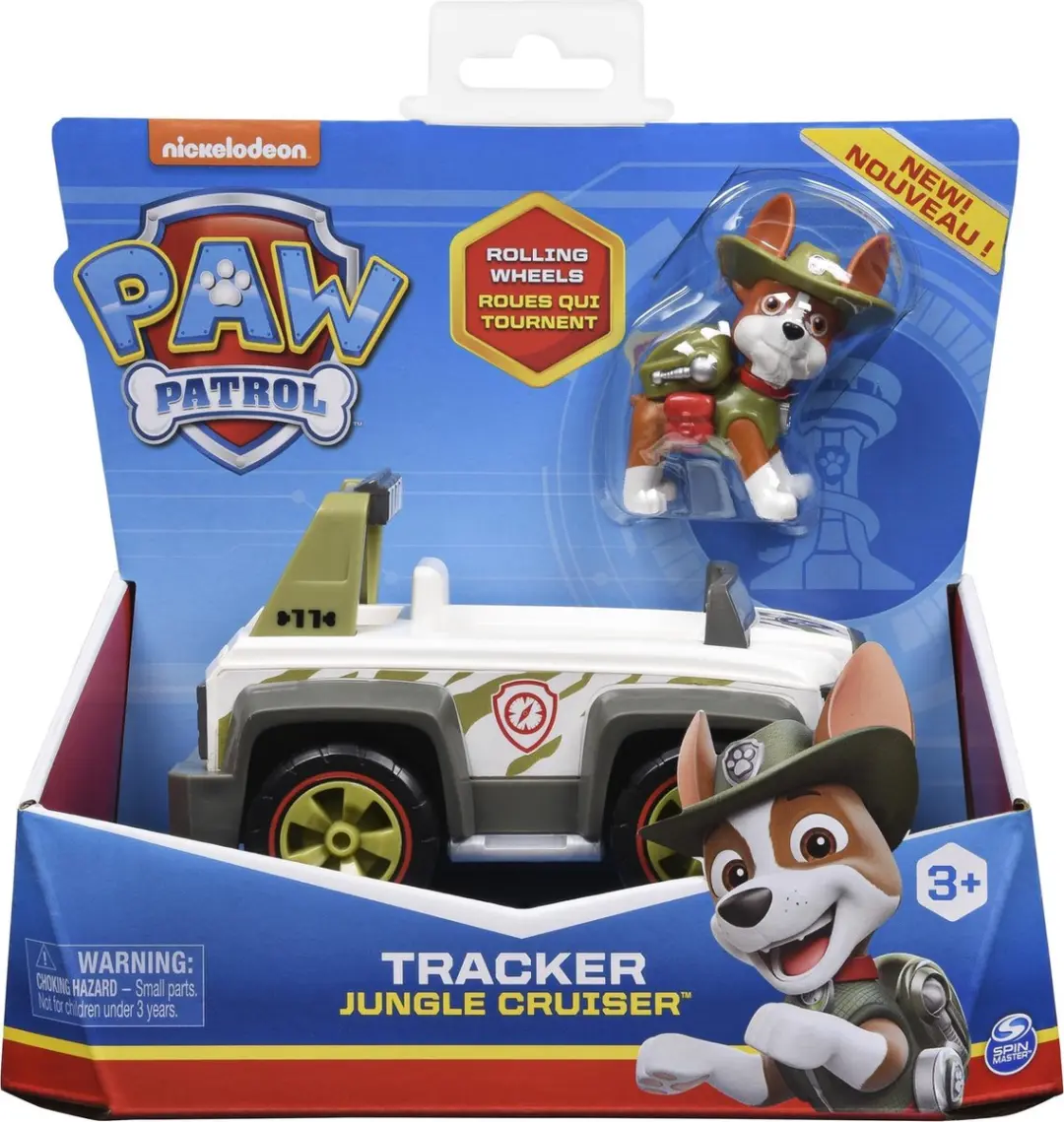 PAW Patrol Tracker Jungle Cruiser Tracker Speelgoedauto