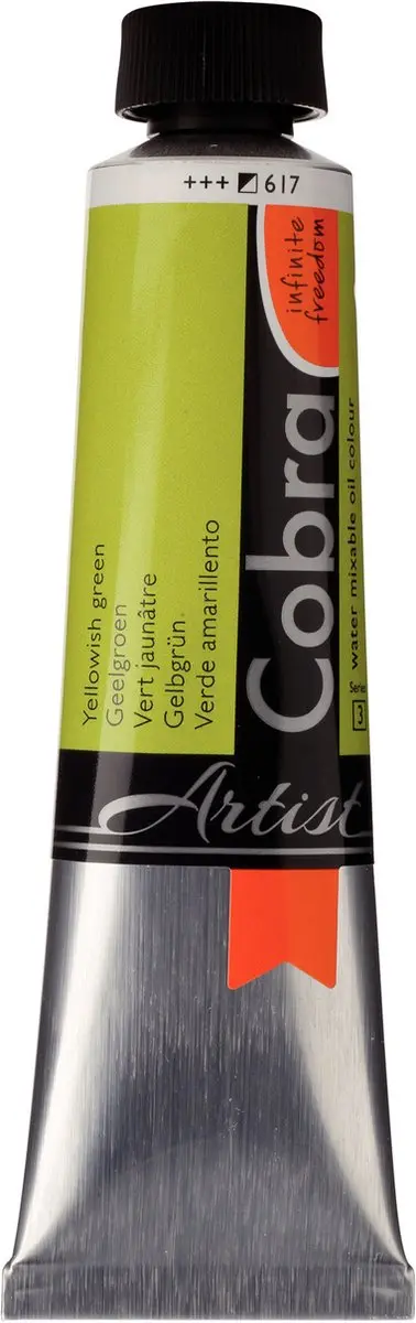 Cobra Olieverf #617 Geelgroen 40ml
