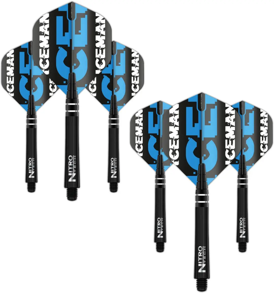 Red Dragon Gerwyn Price Iceman Nitrotech Vlucht & Schacht - 3 Sets X0514