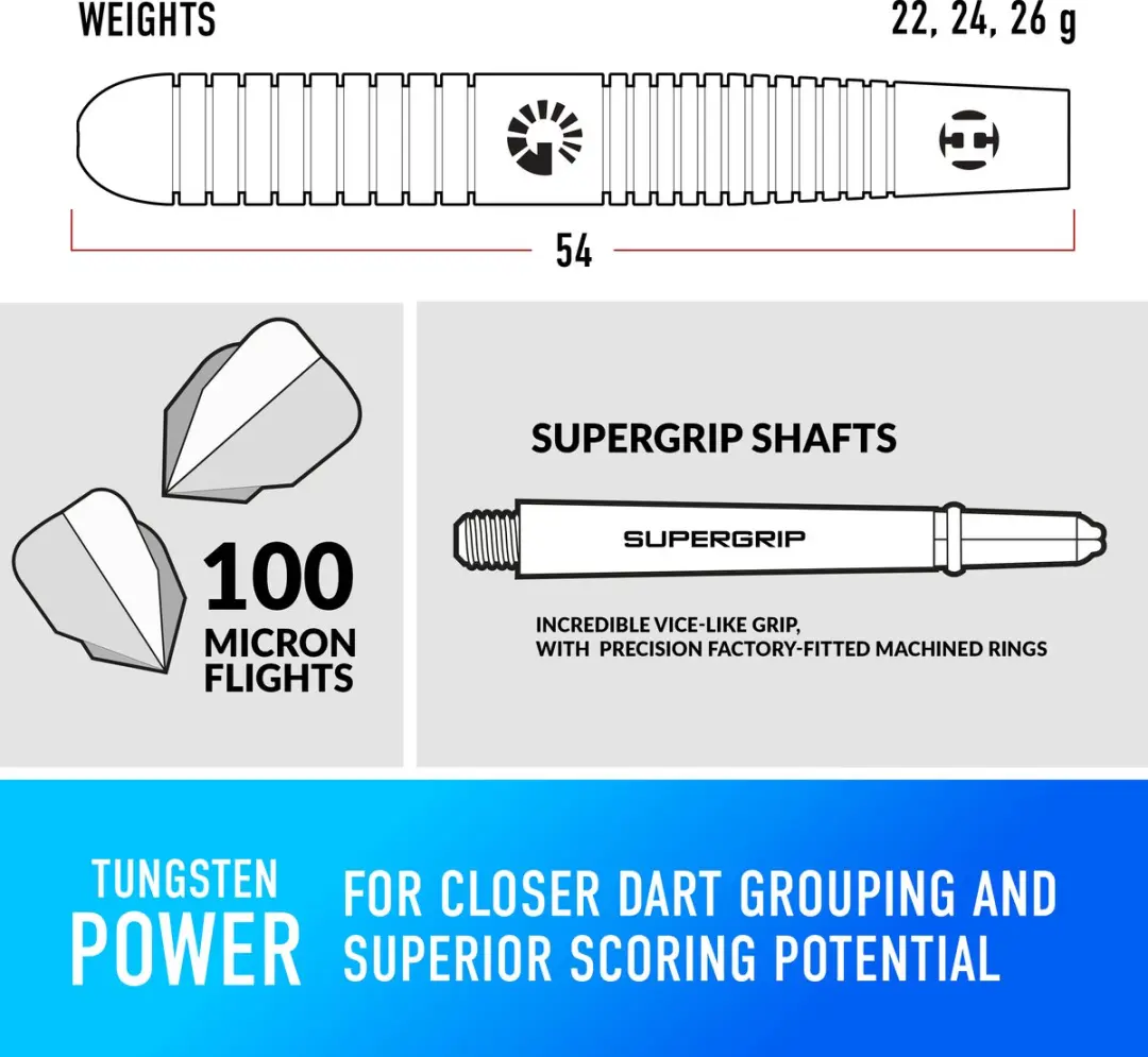 Harrows Genesis Tungsten 22gr - 1 Stuk