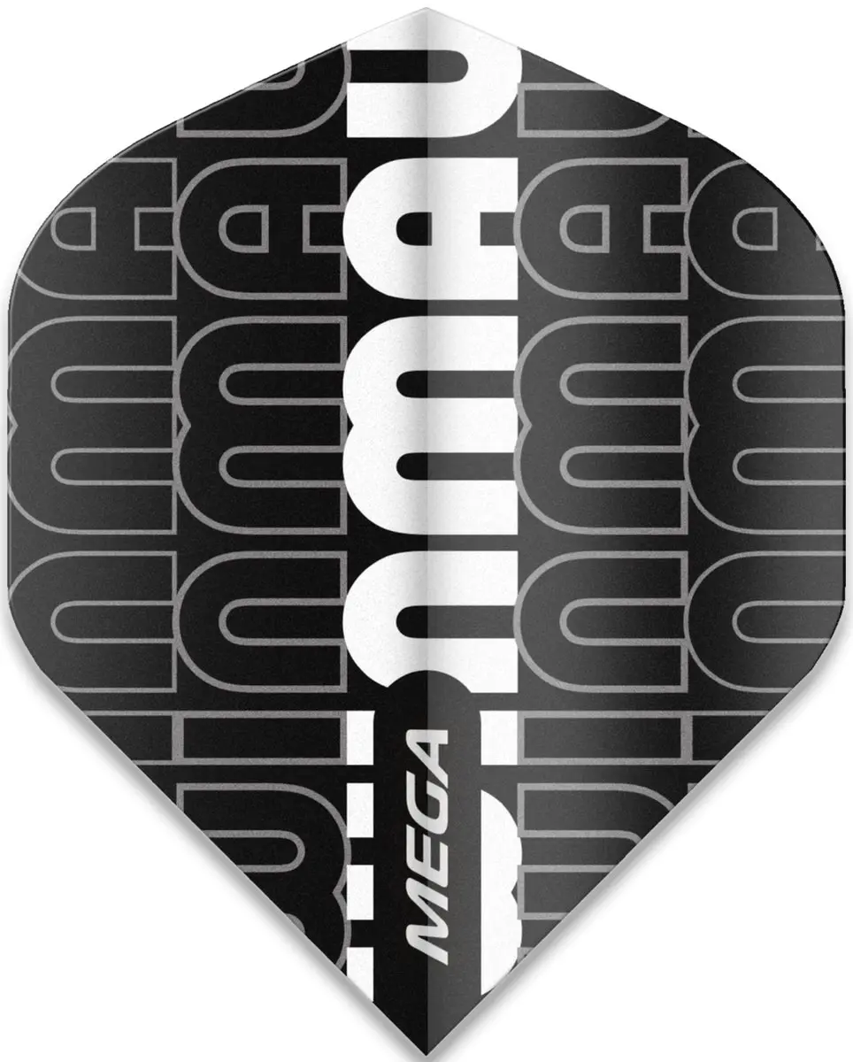 Winmau Mega Standard Dartvleugels Wit