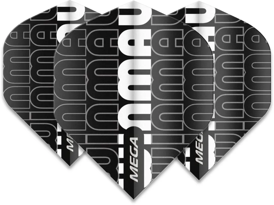 Winmau Mega Standard Dartvleugels Wit