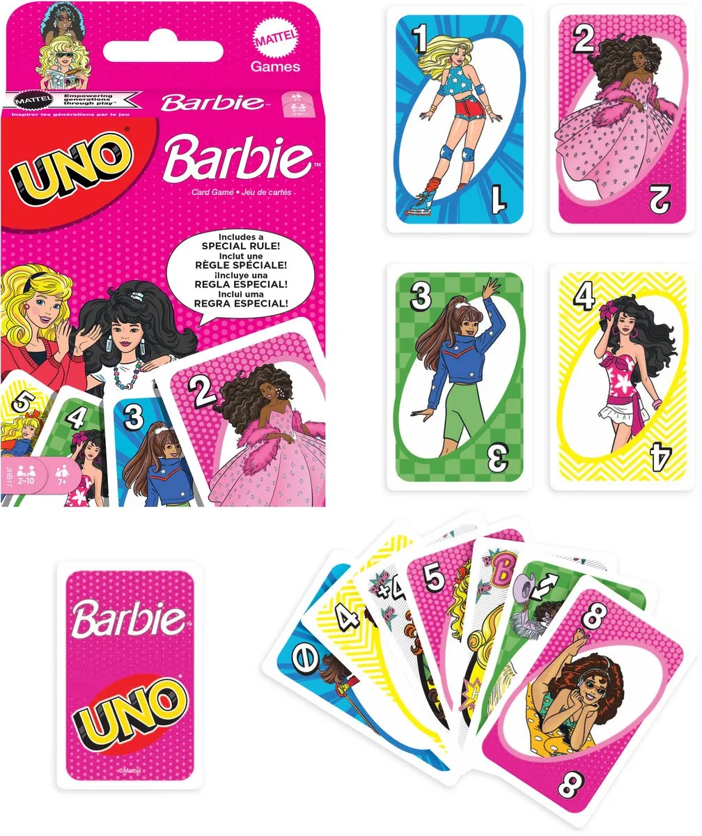 Mattel UNO Barbie Kaartspel