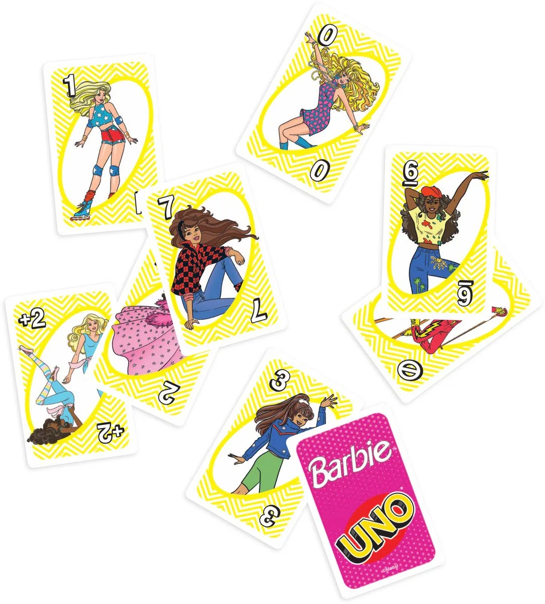 Mattel UNO Barbie Kaartspel - 2-10 Spelers