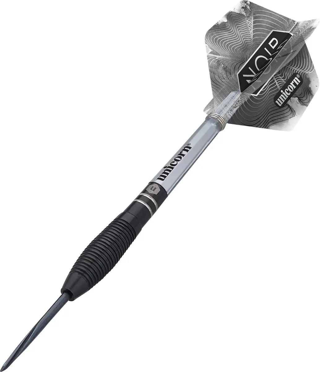 Unicorn Noir Shape 1 Dartpijlen 3 Stuks - Zilver/Zwart