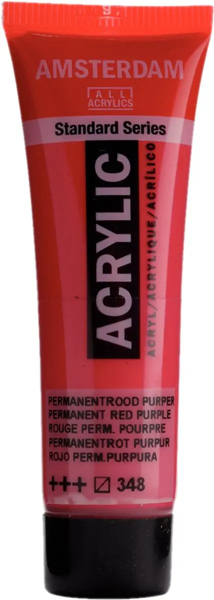Royal Talens Amsterdam Acryl 348 Permanent Rood Purper 20ml