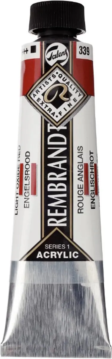 Rembrandt Acrylverf Light Oxide Red 40ml