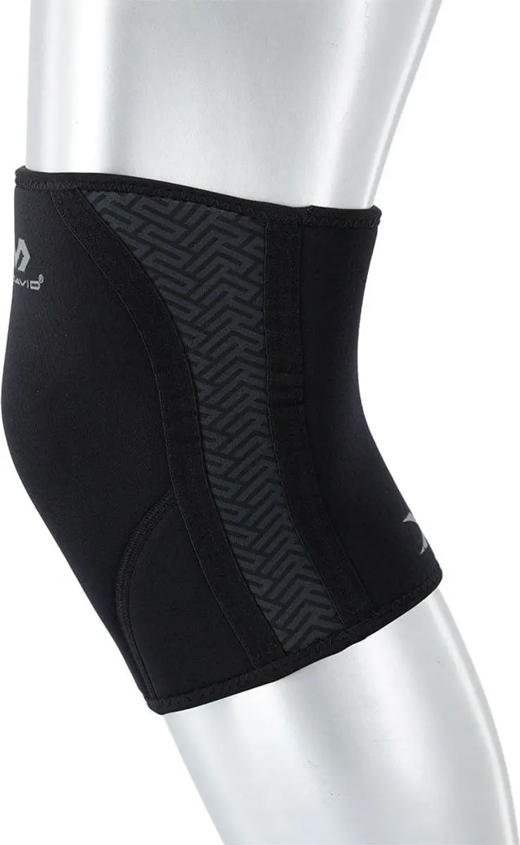 McDavid X-Fitness Dual Density Knie Sleeves M - Zwart