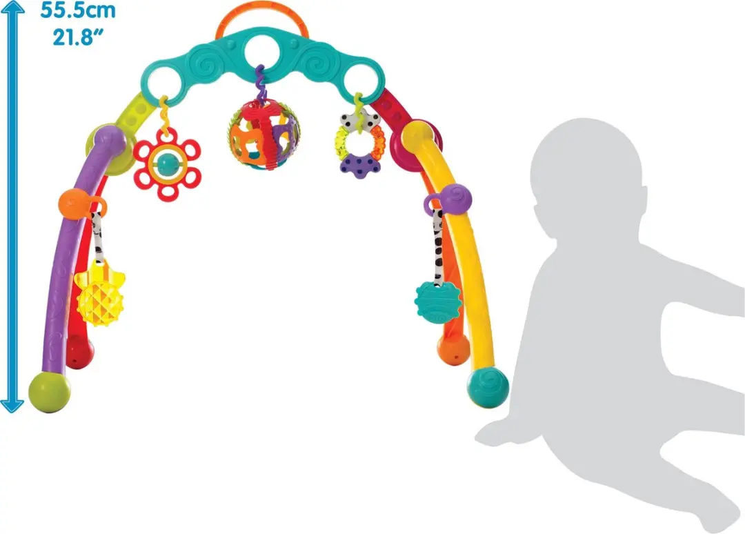 Playgro Fold and Go Playgym - 5 Afneembare Hangspeeltjes - Multi - afbeelding 6 van 6