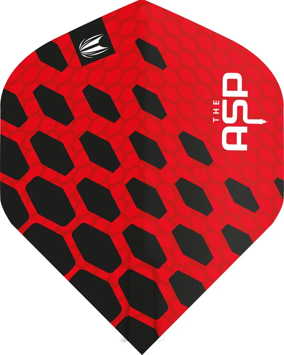 Target Nathan Aspinall 80 Pro Ultra NO2 Dart Flights - 3 Stuks - Rood