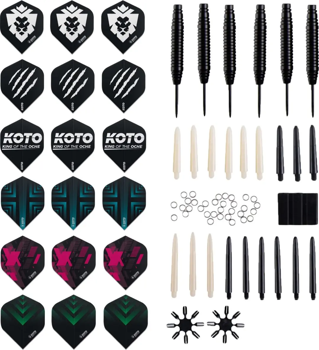 Winmau Blade 6 Dartset - 90-delig - KOTO Accessoires