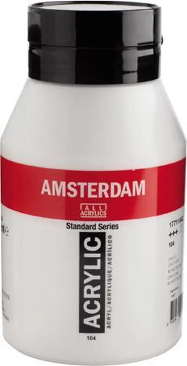 Amsterdam Acrylverf Zinkwit 1000ml