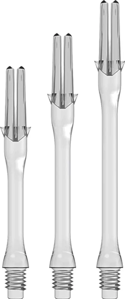 L-Style L-Shaft Locked Slim Clear Dart Shafts SL2023