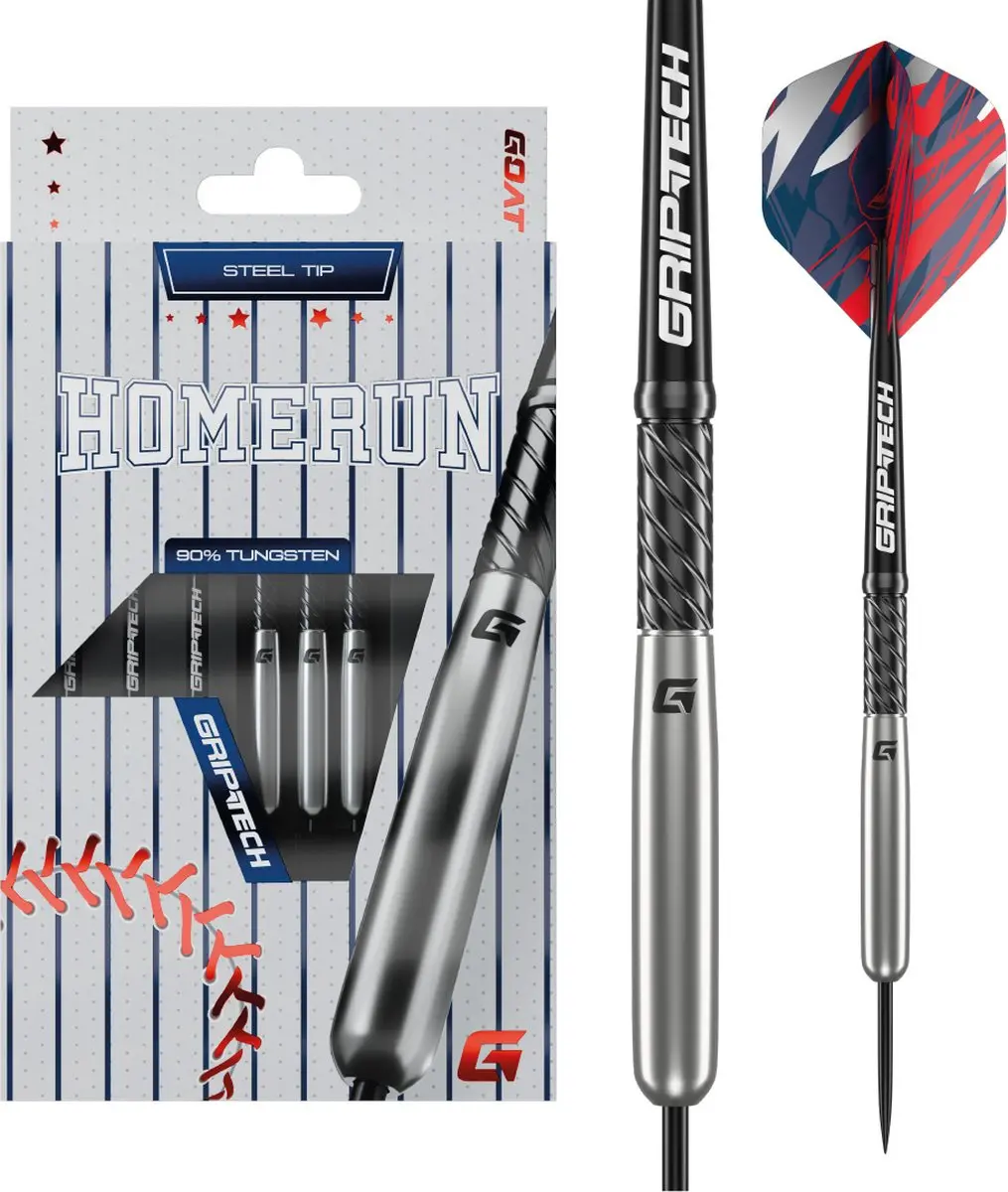 goat Homerun Silver 90% Dartpijlen