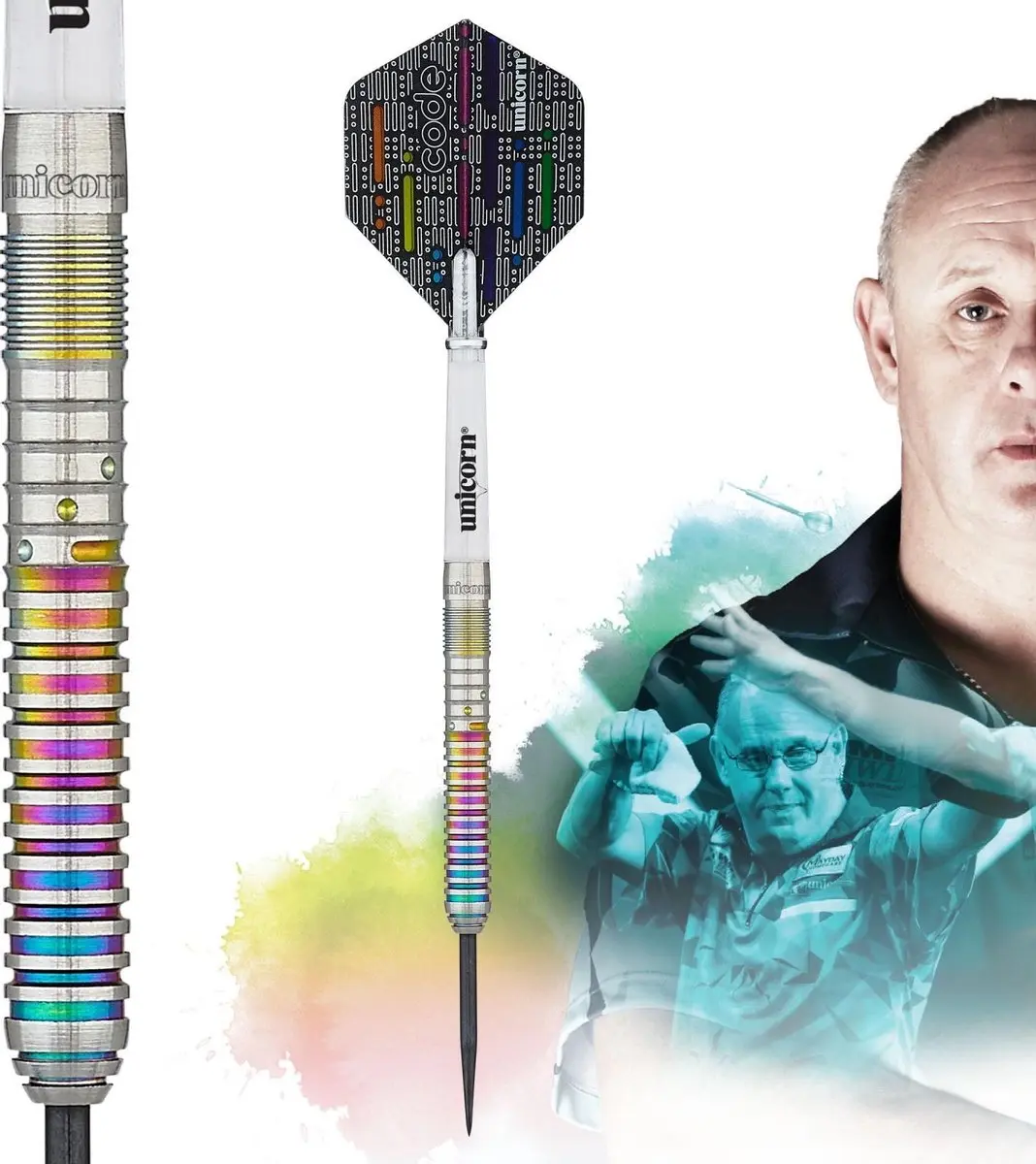 Unicorn Code Ian White Dartpijlen 21g - 3 Stuks