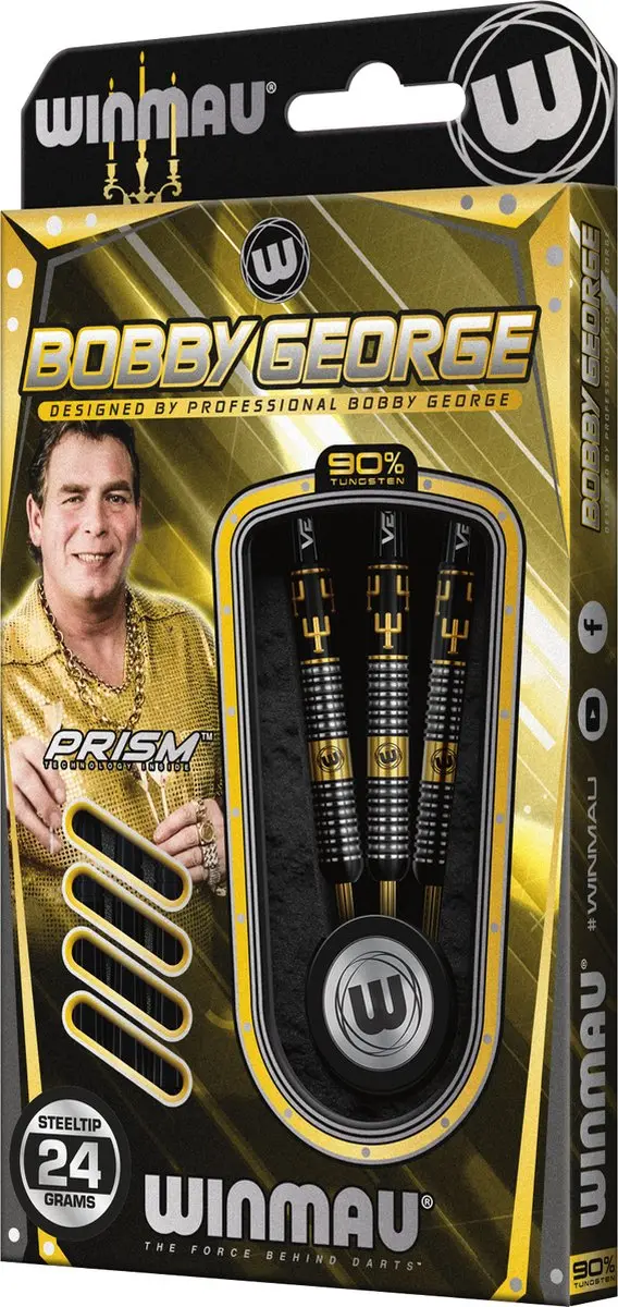 Winmau Bobby George King of Bling Dartpijlen - 3 Stuks
