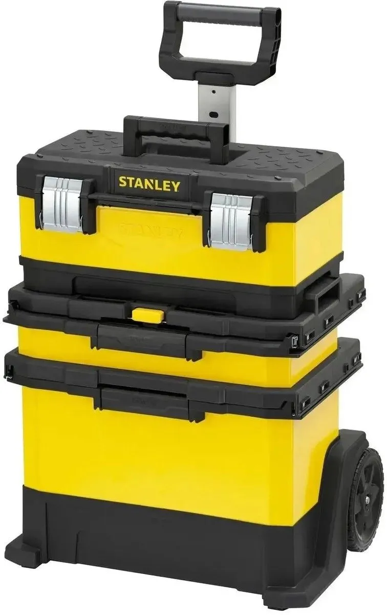 Stanley Gereedschapswagen MP 1-95-621 - 4-delig - Geel/Zwart