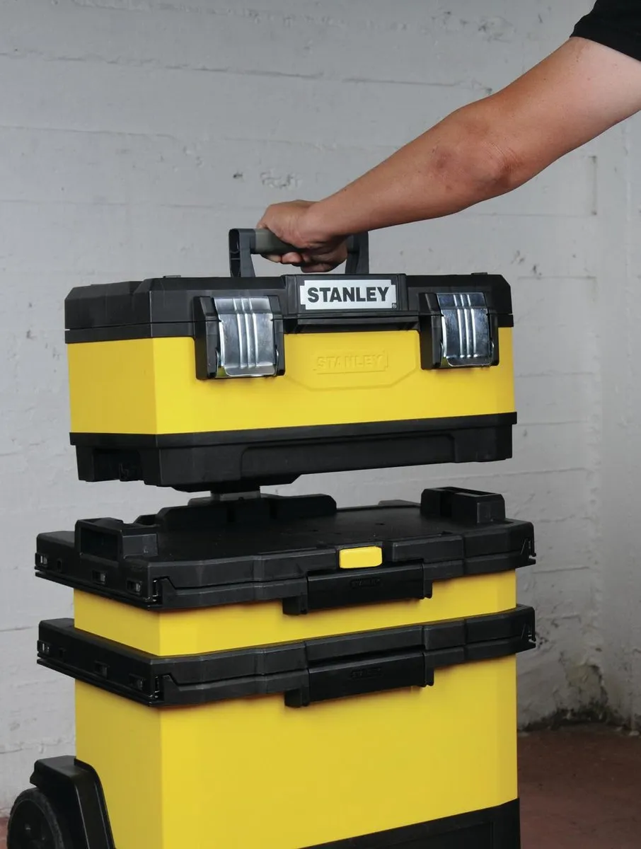 Stanley Gereedschapswagen MP 1-95-621 - 4-delig - Geel/Zwart