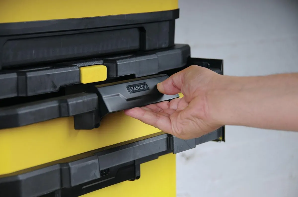 Stanley Gereedschapswagen MP 1-95-621 - 4-delig - Geel/Zwart - afbeelding 6 van 6