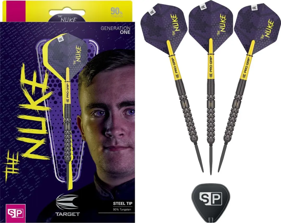 Target Luke Littler G1 Dartpijlen 24G - 90% Wolfraam - 3 Stuks