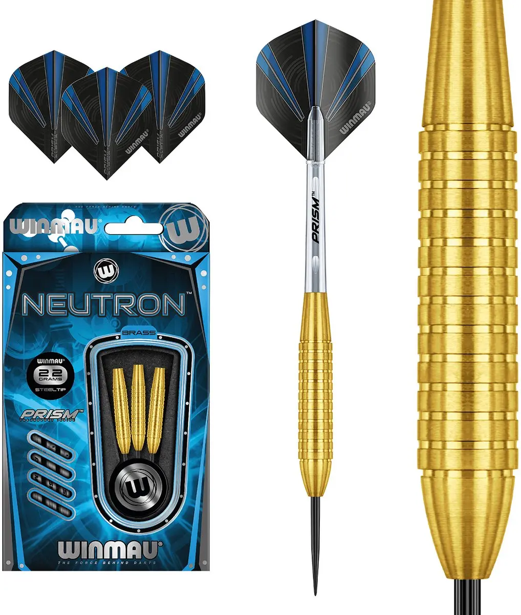 Winmau Neutron 2 Brass Dartpijlen