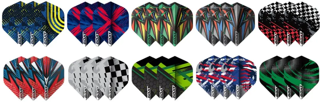 goat Dart Flights & Shafts Multipack - 60 Stuks - Medium