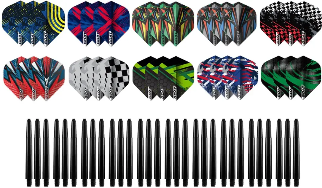goat Dart Flights & Shafts Multipack